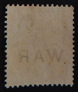 British Honduras, 1917, War Tax, (2126-T)