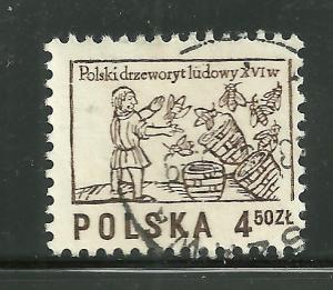 Poland 2071b Beekeeper Postally used