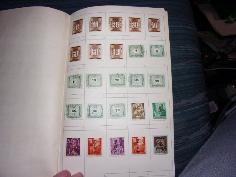 HUNGARY COLLECTION IN APPROVAL BOOK