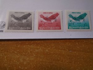 Burma ( Myanmar) #  O94-96  MNH  Birds