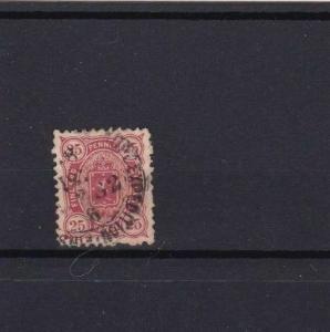 FINLAND 1875 25 PEN RED STAMP  CAT £60    REF 5732