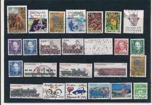 D376283 Denmark Nice selection of VFU Used stamps