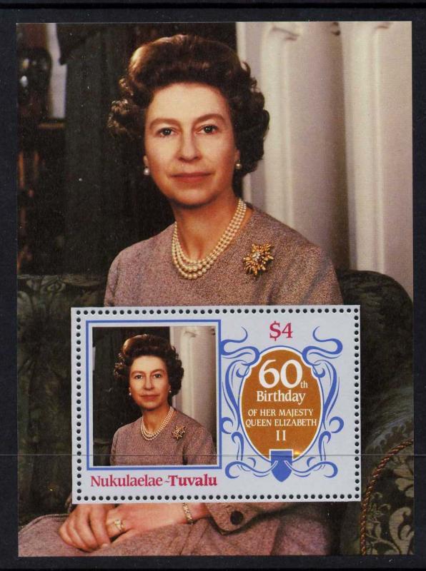 Tuvalu Nukulaelae 58 MNH Queen Elizabeth 60th Birthday 