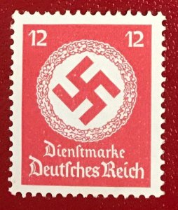 1942 Germany Deutches Reich Scott O98 mint CV$1.60 Lot 861 Swastika