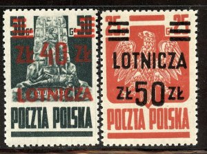 Poland # C19-20, Mint Never Hinge.