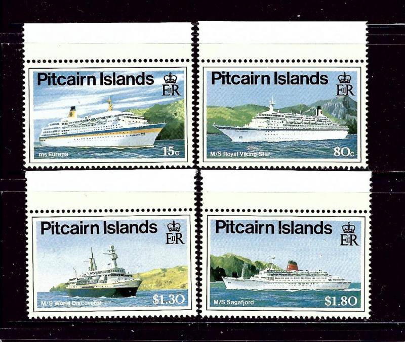 Pitcairn is 350-53 MNH 1991 Cruise Ships