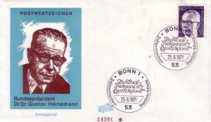 German FDC Sc.# 1034 President Heinemann L477