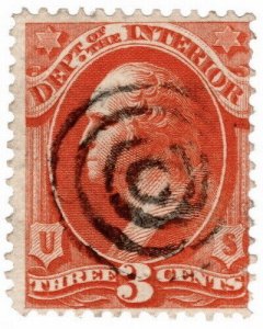 (I.B) US Postal Service : Department of The Interior 3c