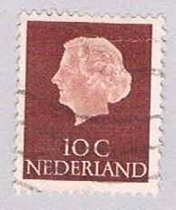 Netherlands 344 Used Queen Juliana 1953 (BP3277)