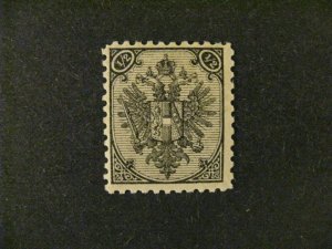 Bosnia #1a mint hinged Type II a21.9 2863