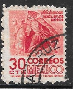 Mexico 879: 30c Dancer, Michoacan, used, F