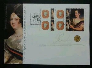 Portugal 150th Anniversary Of 1st Postage stamp 2003 Women (FDC) *clean