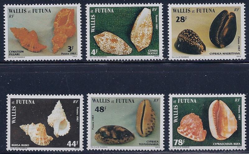 Wallis & Futuna Scott #'s 354 - 359 MNH