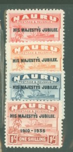 Nauru #31-4  Single (Complete Set)