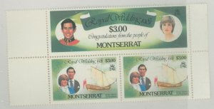 Montserrat #467-468v Mint (NH) Multiple (Royalty)