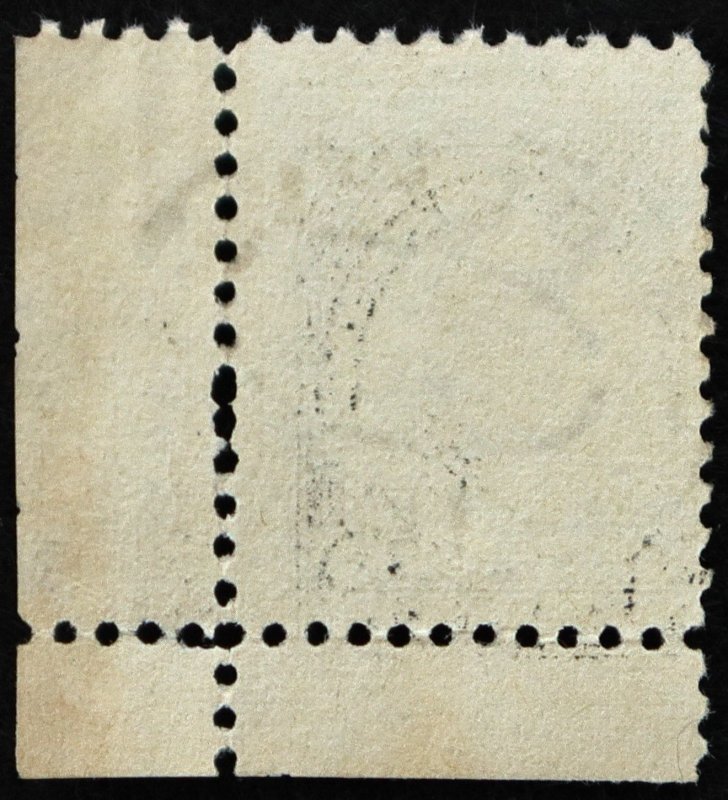U.S. Used Stamp Scott #610 2c Harding Corner Sheet Margin. Printers Initials.