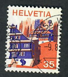 Switzerland #563 used single