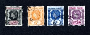 Leeward Islands SC #138-141  VF, Used, CV $2.85 ... 3450136