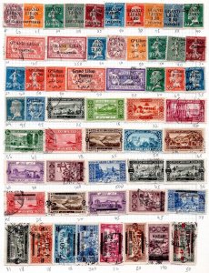 LEBANON 1924-1960 COLLECTION OF 430 STAMPS MOSTLY USED SOME MINT SETS