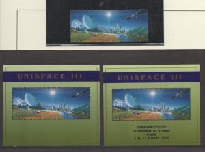 SCOTT# 340-341 singles & 342 and 342a  sou sheets   MNH UN GENEVA 1999