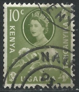 KUT 1960 - 10c Elizabeth II - SG184 used