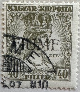 Fiume 1918 Sc.23a Used