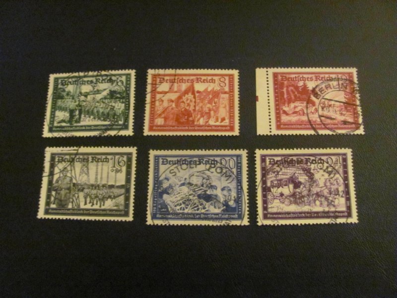 GERMANY 1941 USED B151/159 SET  XF 32 (124)