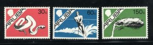 Aruba #5,9,15   Mint NH VF 1986-87 PD