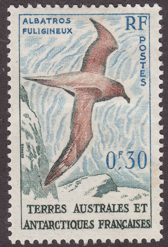 French Southern and Antarctic Territories 12  Albatros In Flight 1959