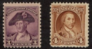 United States #708, 709 MINT  NH OG Great classic stamp! Both one price!