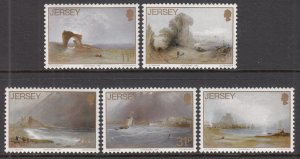 Jersey 437-441 MNH VF