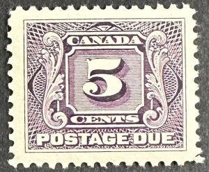 Canada #J4 MH VF Postage Due (Includes Showgard Mount) SCV~$25 [U10.4.3]