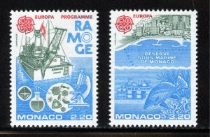 Monaco 1530-31 MNH, Europa Set from 1986.