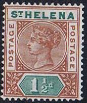 St Helena SG48 hinged mint