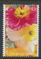 Australia SG 1447 Used - Greetings Poppies