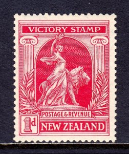 New Zealand - Scott #166 - MH - Ink mark/rev. - SCV $4.50