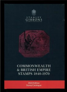 New 2022 Stanley Gibbons Commonwealth & British Empire Postage Stamps 1840-1970