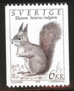 SWEDEN Scott 1933 MNH** 1992 Squirel coil