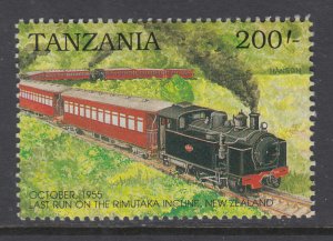 Tanzania 663 Train MNH VF