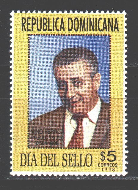 Dominican Republic. 1998. 1897. Ferrua designer, day stamp. MVLH.