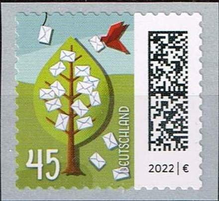 Germany 2022, Sc.#3279 MNH, World of letter, selfadhesive