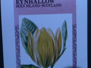 ​SCOTLAND-EYNHALLOW-COLORFUL BEAUTIFUL LOVELY MAGNOLIA IMPERF MNH-OG S/S VF