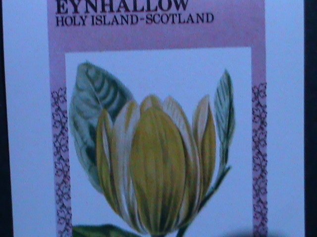 ​SCOTLAND-EYNHALLOW-COLORFUL BEAUTIFUL LOVELY MAGNOLIA IMPERF MNH-OG S/S VF