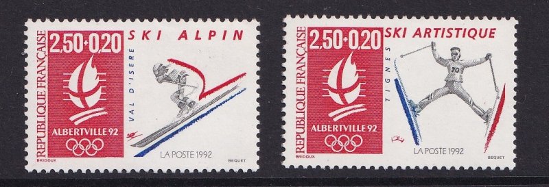 France  #B636-B637  MNH 1991  winter Olympics