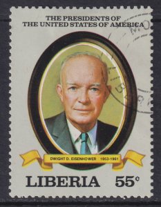 Liberia 942 American Presidents 1982