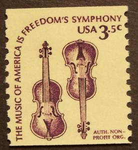 # 1813 MNH 3.5c Weaver Violins (6210)