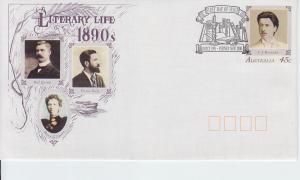 1991 Australia Brennan - Literary Life 1890s  SE FDC