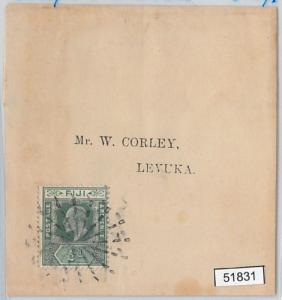 51831 - FIJI -  POSTAL HISTORY - SMALL WRAPPER with STAMP - NICE!