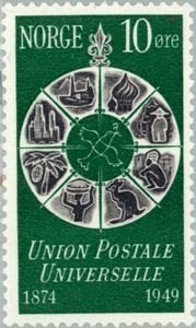 Norway 1949 #299 MNH. UPU