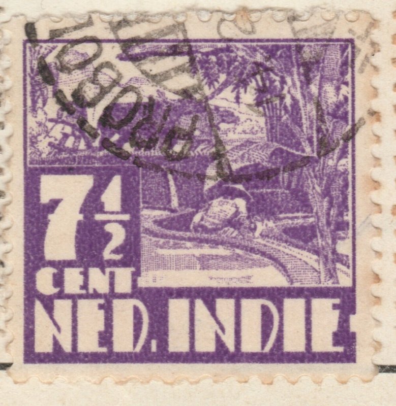 1934 NETHERLANDS INDIES 7 1/2c Perf 11 1/2x12 1/2 Unwmk Used Stamp A29P18F32506-